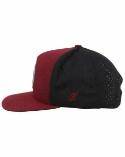 HOOey Men's Black & Maroon Plow Logo Patch Ball Cap -Hooey Shop 2000343483 642 P3