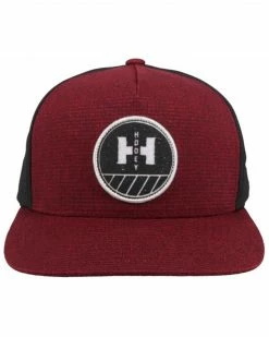 HOOey Men's Black & Maroon Plow Logo Patch Ball Cap -Hooey Shop 2000343483 642 P5