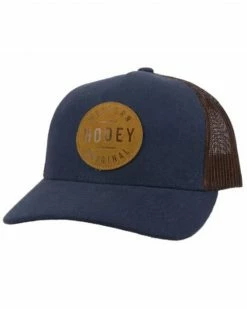 HOOey Men's Navy & Brown Russo Circle Patch Mesh-Back Ball Cap 