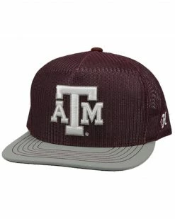 HOOey Men's Maroon Texas A&M University Logo All-Mesh Ball CapÂ
