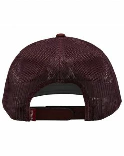 Alternative view of HOOey Men's Maroon Texas A&M University Logo All-Mesh Ball Cap 