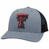 HOOey Men's Grey & Black Texas Tech University Logo Mesh-Back Trucker Cap 2 HOOey Men's Grey & Black Texas Tech University Logo Mesh-Back Trucker Cap -Hooey Shop 2000346618 020 P1