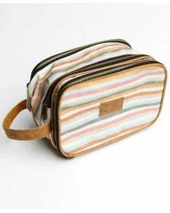 Hooey Women's Desert Stripe Dopp Kit Cream