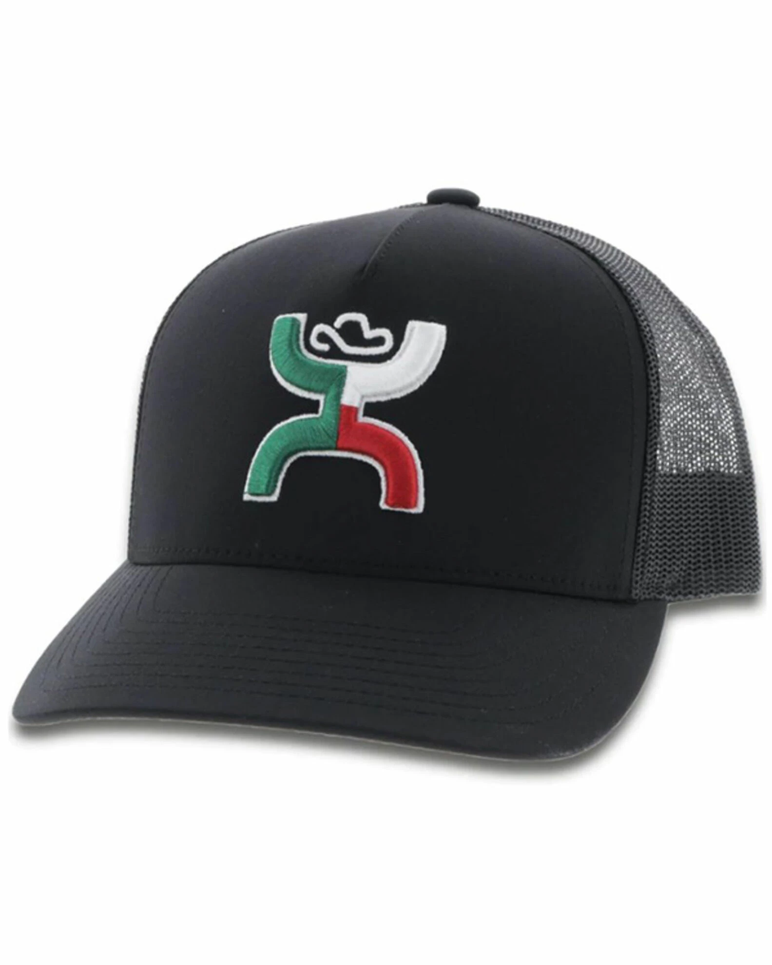 Hooey Kid's Boquillas Logo Mesh Back Trucker Cap For Unisex-Kid Black 3 Hooey Kid's Boquillas Logo Mesh Back Trucker Cap For Unisex-Kid Black