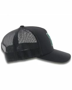 Hooey Kid's Boquillas Logo Mesh Back Trucker Cap For Unisex-Kid Black 12 Hooey Kid's Boquillas Logo Mesh Back Trucker Cap For Unisex-Kid Black -Hooey Shop 2000351953 001 P5