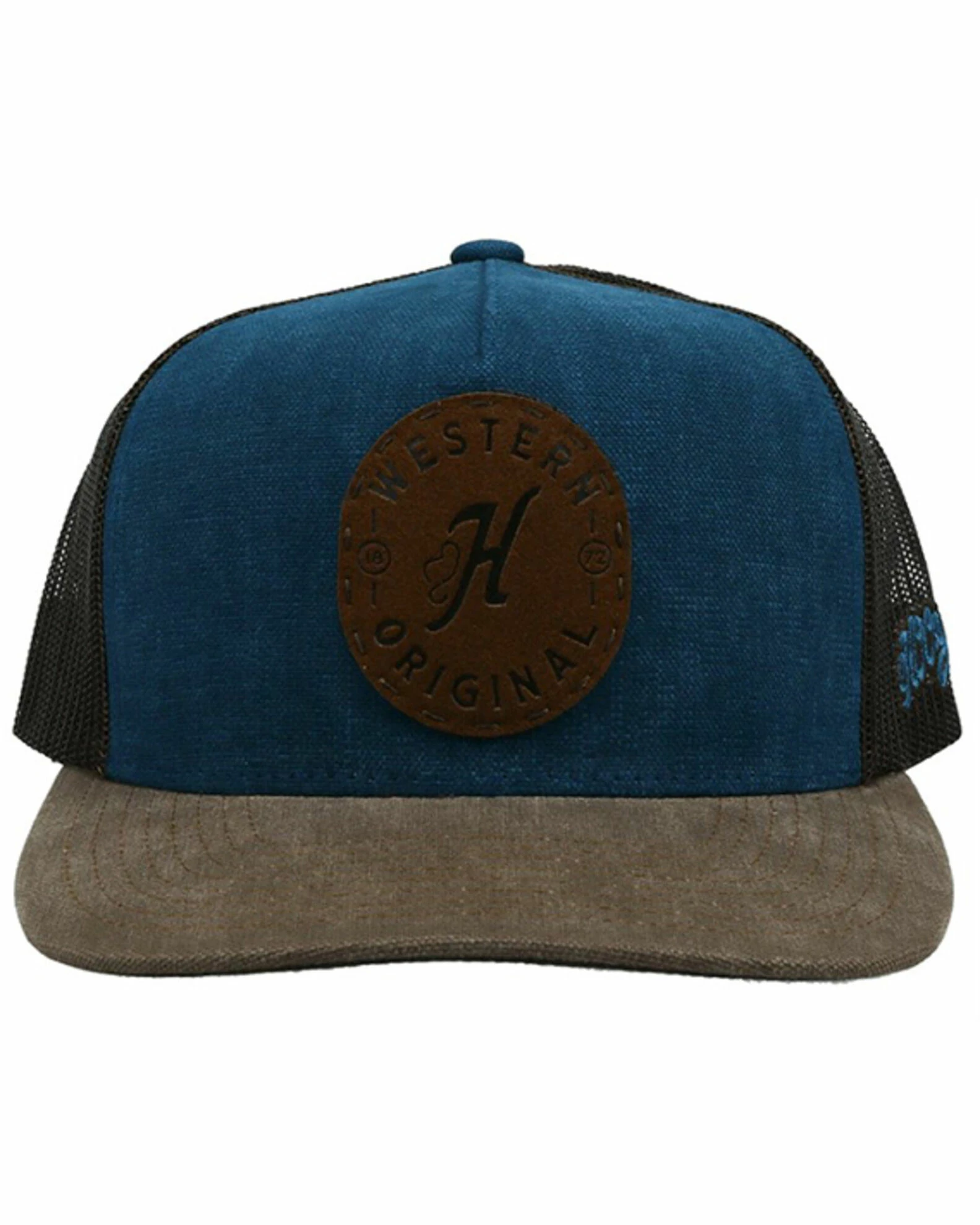 Hooey Men's Spur Logo Patch Mesh Back Trucker Cap Grey 5 Hooey Men's Spur Logo Patch Mesh Back Trucker Cap Grey - Image 3