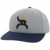 Hooey Men's Hawk Roughy Embroidered Logo Ball Cap Grey 1 Hooey Men's Hawk Roughy Embroidered Logo Ball Cap Grey -Hooey Shop 2000352594 020 P1