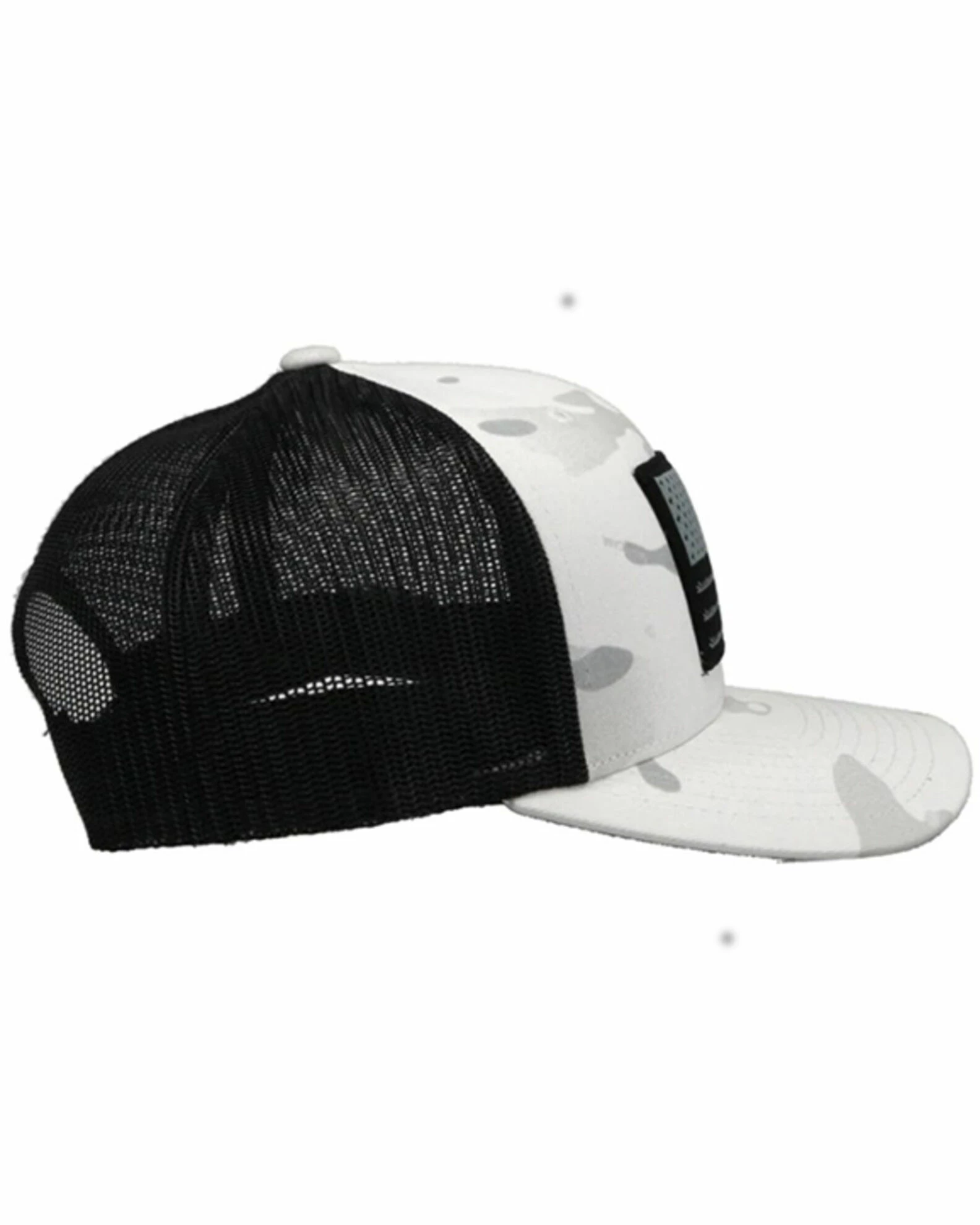 Hooey Men's Liberty Roper Camo Print Mesh Back Trucker Cap White 7 Hooey Men's Liberty Roper Camo Print Mesh Back Trucker Cap White - Image 5