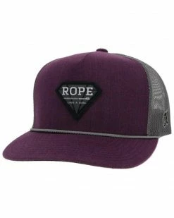Hooey Women's Rope Like A Girl Patch Mesh Back Trucker Cap Purple -Hooey Shop 2000352600 500 P1 1