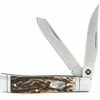 HOOey Small Stag Trapper Knife For None Medium Brown -Hooey Shop 2000354069 210 P1