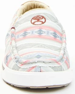 Twisted X Girls' HOOey Loper Shoes - Moc Toe Pink -Hooey Shop 2000355843 650 P4