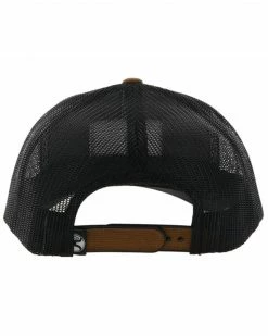 Alternative view of HOOey Men's Tan & Black Doc Logo Patch Mesh-Back Ball Cap 
