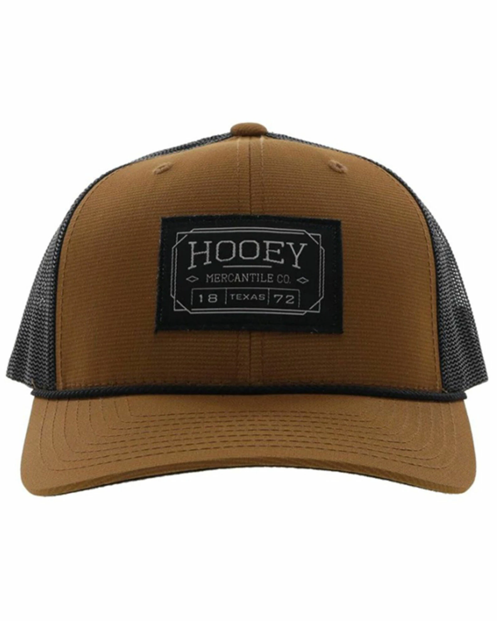 HOOey Men's Tan & Black Doc Logo Patch Mesh-Back Ball Cap 5 HOOey Men's Tan & Black Doc Logo Patch Mesh-Back Ball Cap - Image 3