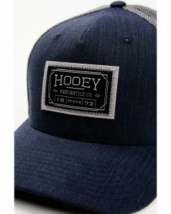 Alternative view of HOOey Men's Navy & Grey Doc Logo Patch Flex-Fit Mesh-Back Ball Cap 