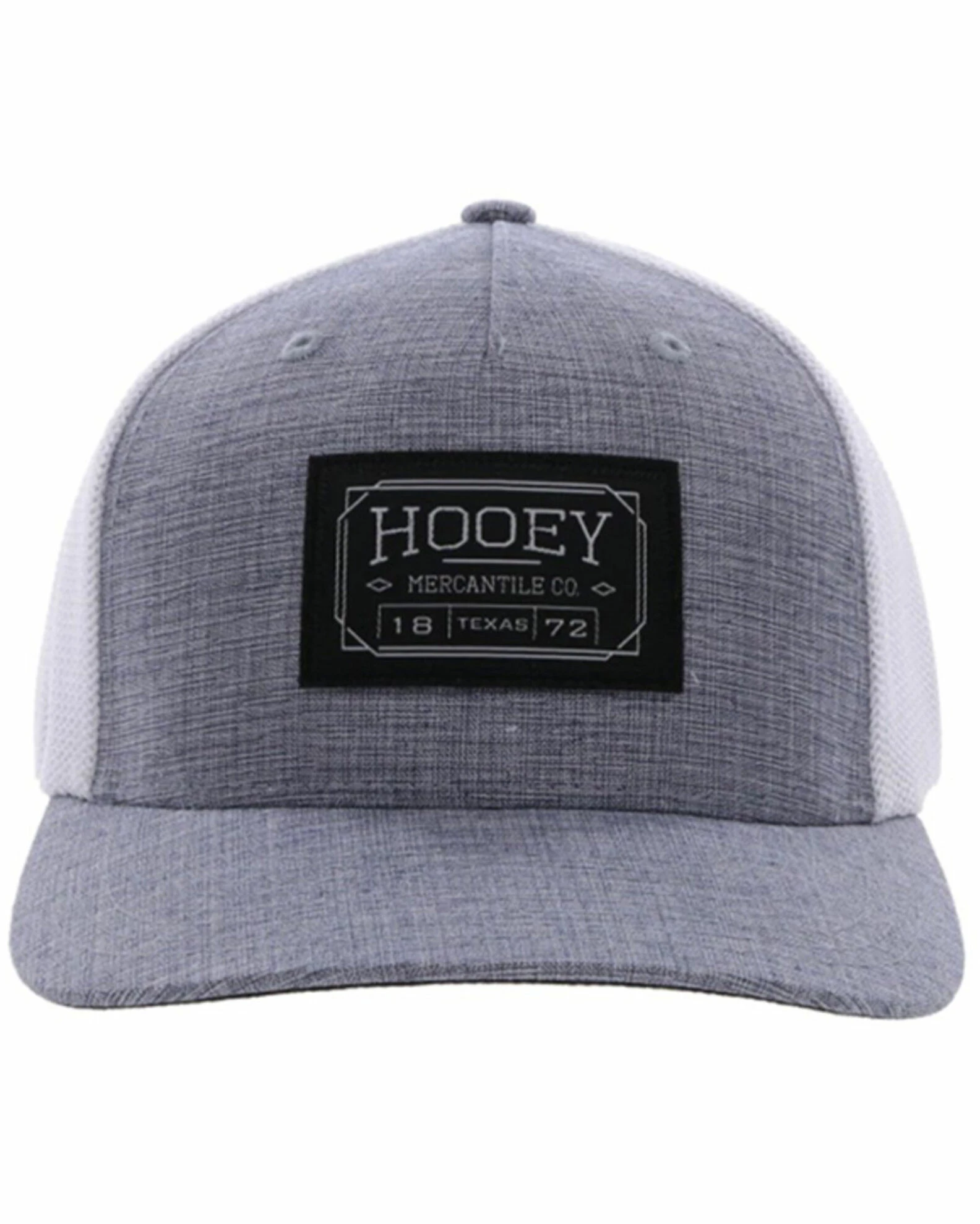 HOOey Men's Black & White Doc Logo Patch Mesh-Back Flex-Fit Ball Cap 5 HOOey Men's Black & White Doc Logo Patch Mesh-Back Flex-Fit Ball Cap - Image 3