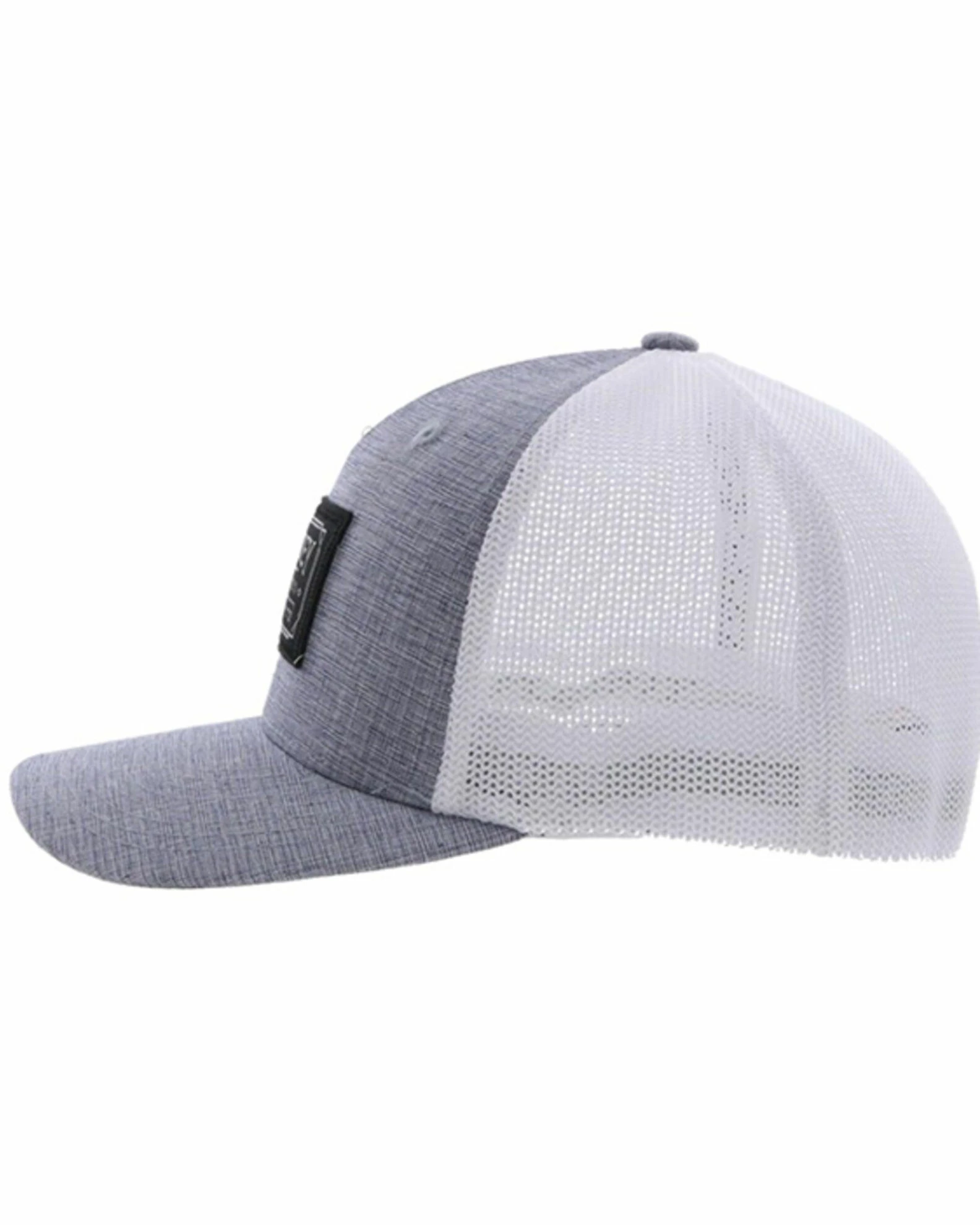 HOOey Men's Black & White Doc Logo Patch Mesh-Back Flex-Fit Ball Cap 6 HOOey Men's Black & White Doc Logo Patch Mesh-Back Flex-Fit Ball Cap - Image 4
