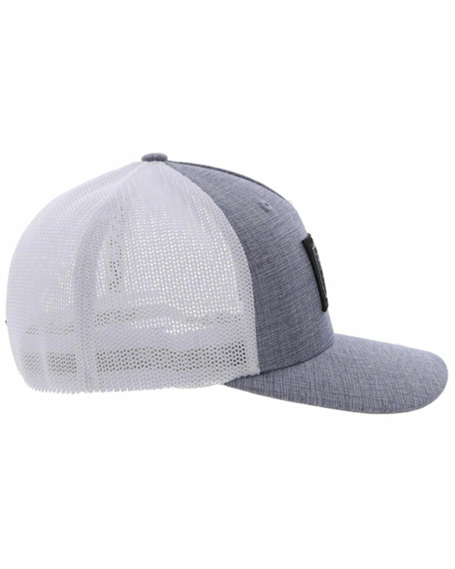 HOOey Men's Black & White Doc Logo Patch Mesh-Back Flex-Fit Ball Cap 7 HOOey Men's Black & White Doc Logo Patch Mesh-Back Flex-Fit Ball Cap - Image 5
