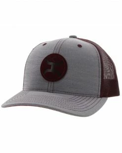 HOOey Men's Cayman Logo Flex-Fit Mesh Back Ball Cap  Grey