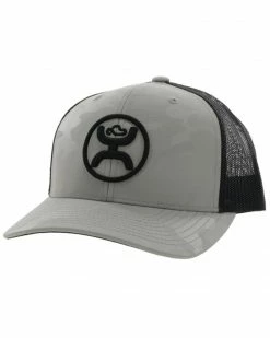 HOOey Men's Grey & Black O Classic Embroidered Logo Mesh-Back Trucker Cap 13 HOOey Men's Grey & Black O Classic Embroidered Logo Mesh-Back Trucker Cap -Hooey Shop 2000356379 020 P1 1
