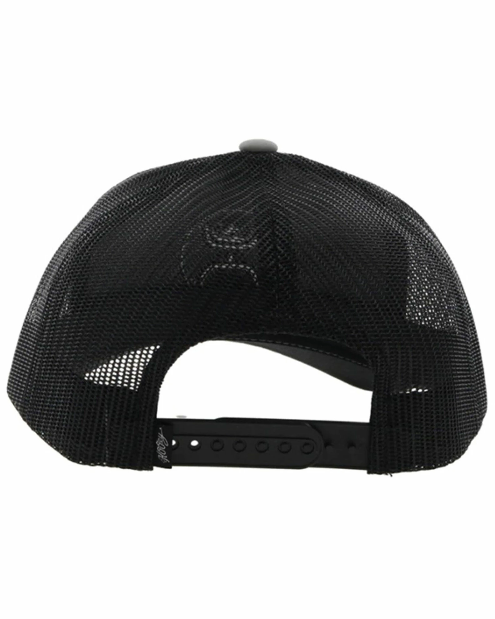 HOOey Men's Grey & Black O Classic Embroidered Logo Mesh-Back Trucker Cap 4 HOOey Men's Grey & Black O Classic Embroidered Logo Mesh-Back Trucker Cap - Image 2