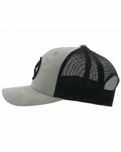 HOOey Men's Grey & Black O Classic Embroidered Logo Mesh-Back Trucker Cap 11 HOOey Men's Grey & Black O Classic Embroidered Logo Mesh-Back Trucker Cap -Hooey Shop 2000356379 020 P4