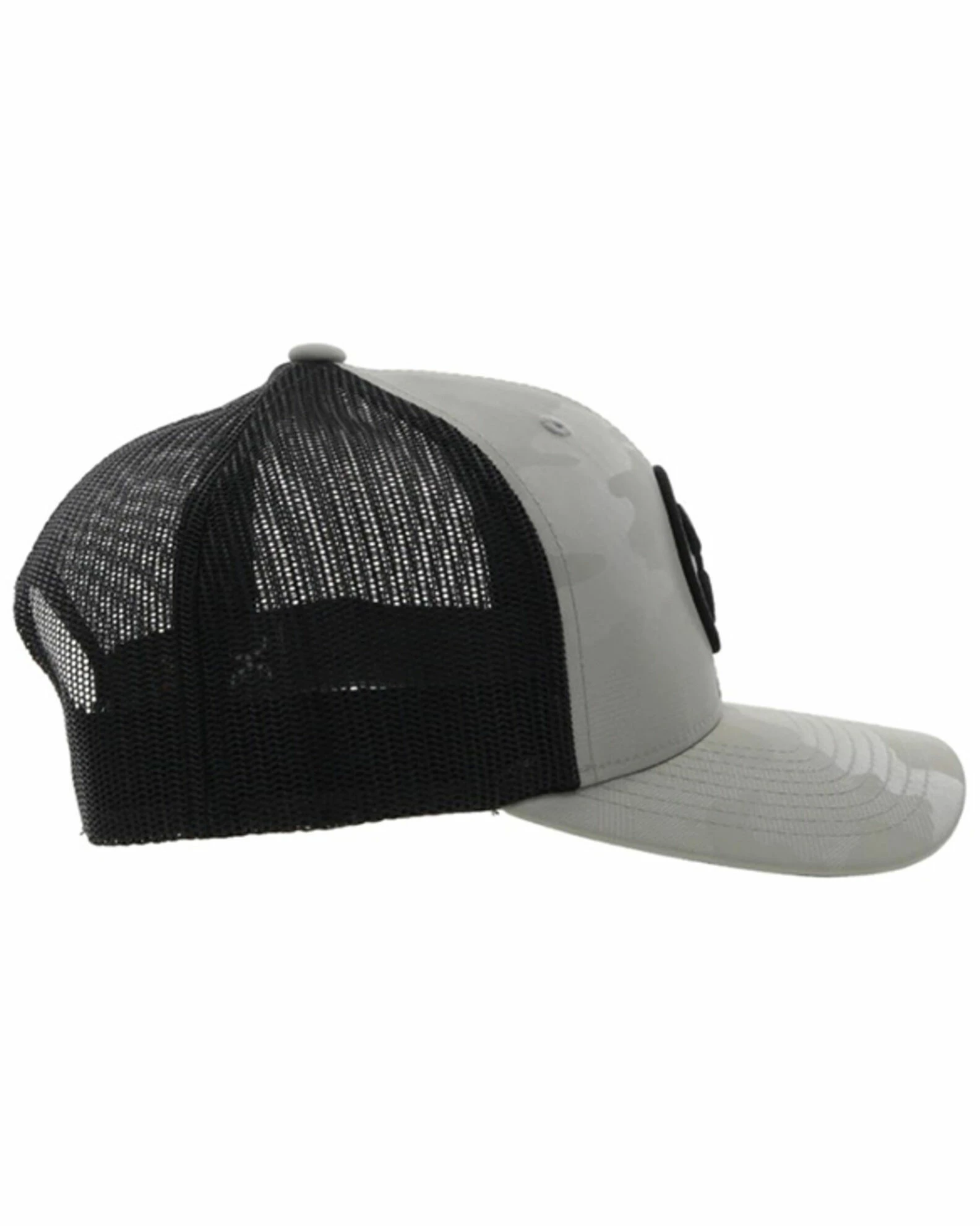 HOOey Men's Grey & Black O Classic Embroidered Logo Mesh-Back Trucker Cap 7 HOOey Men's Grey & Black O Classic Embroidered Logo Mesh-Back Trucker Cap - Image 5