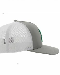 Hooey Men's Boquillas Logo Embroidered Mesh Back Trucker Cap Grey -Hooey Shop 2000356387 020 P5