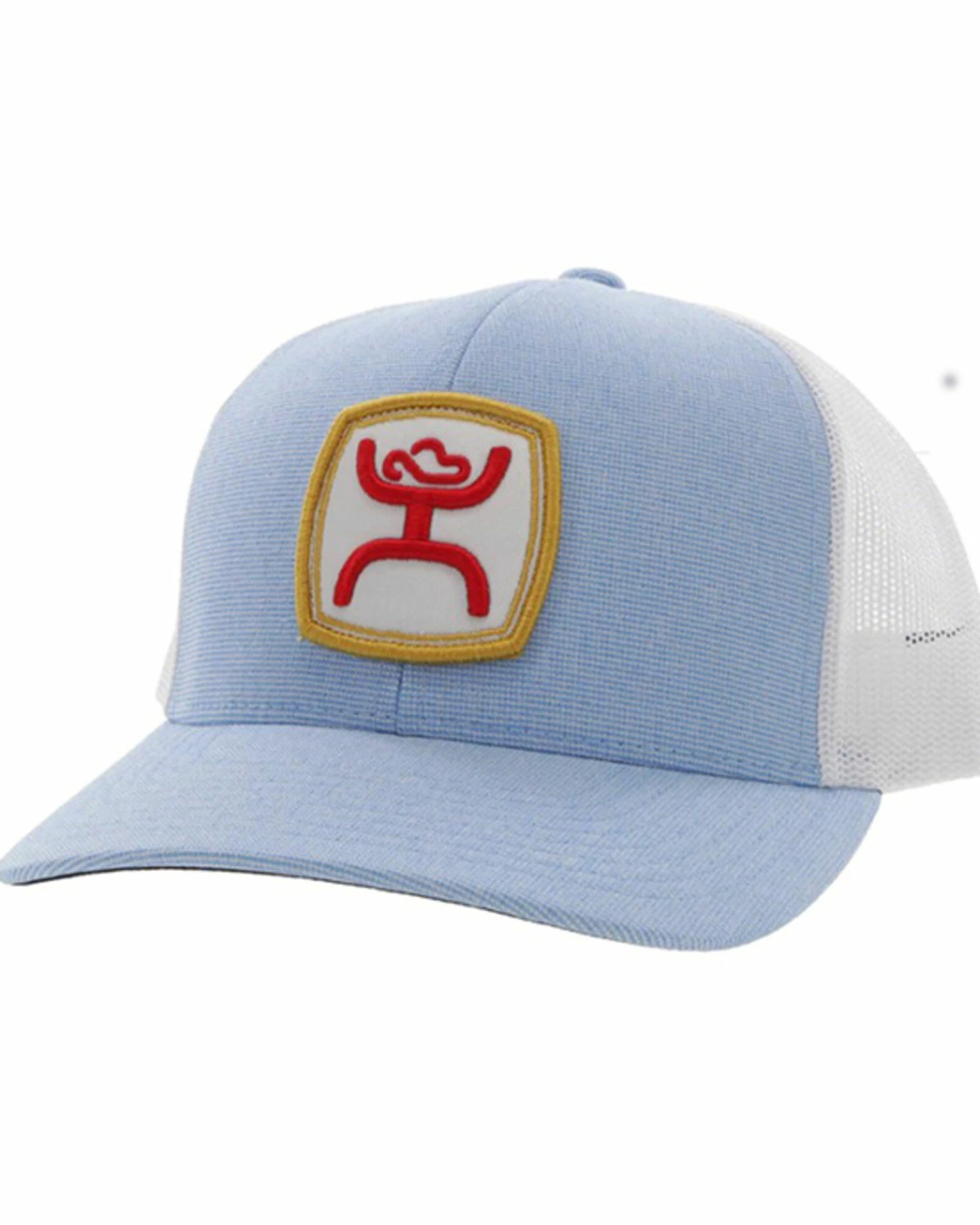 Hooey Men's Zeneith Logo Patch Mesh Back Trucker Cap Blue 3 Hooey Men's Zeneith Logo Patch Mesh Back Trucker Cap Blue