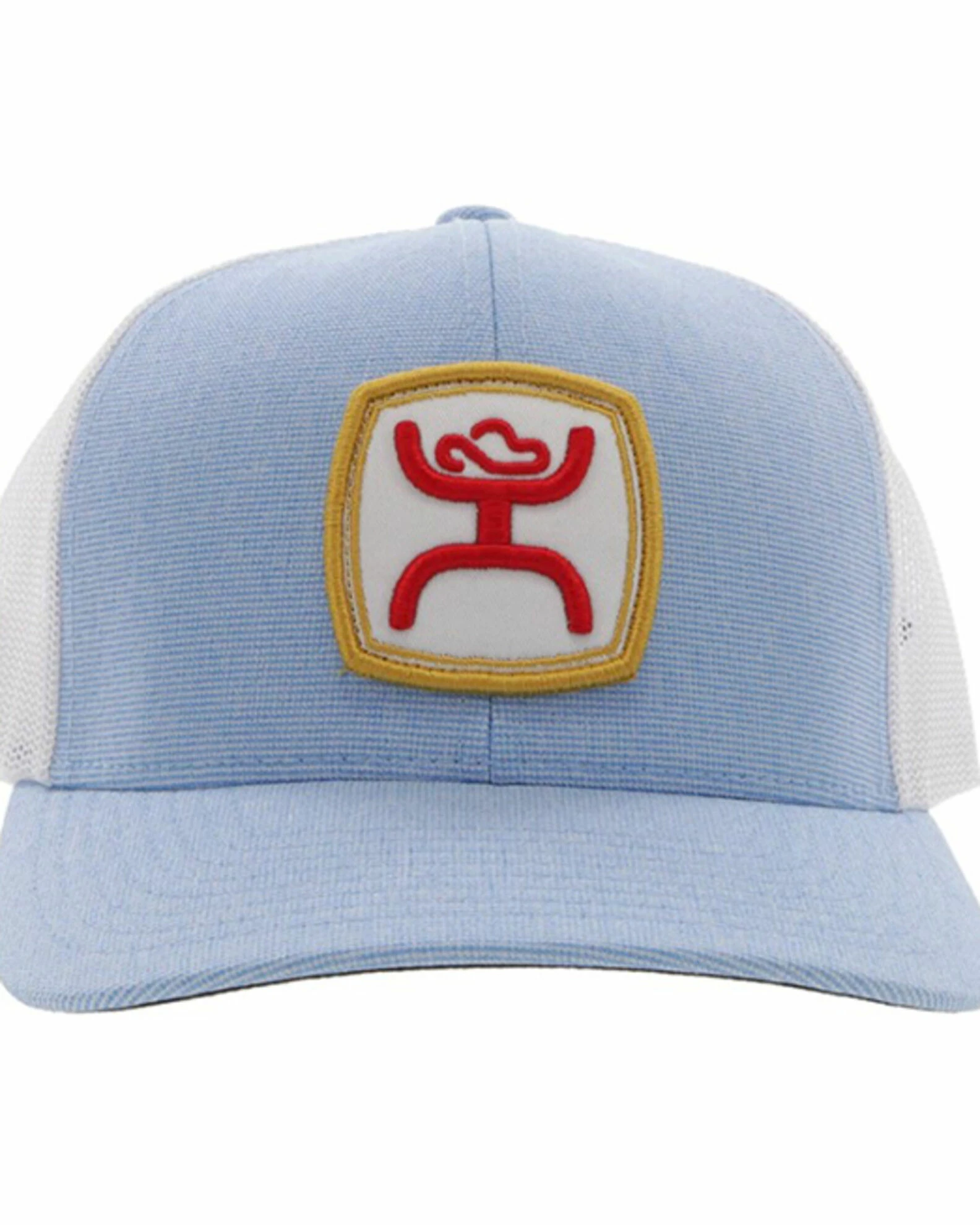 Hooey Men's Zeneith Logo Patch Mesh Back Trucker Cap Blue 5 Hooey Men's Zeneith Logo Patch Mesh Back Trucker Cap Blue - Image 3