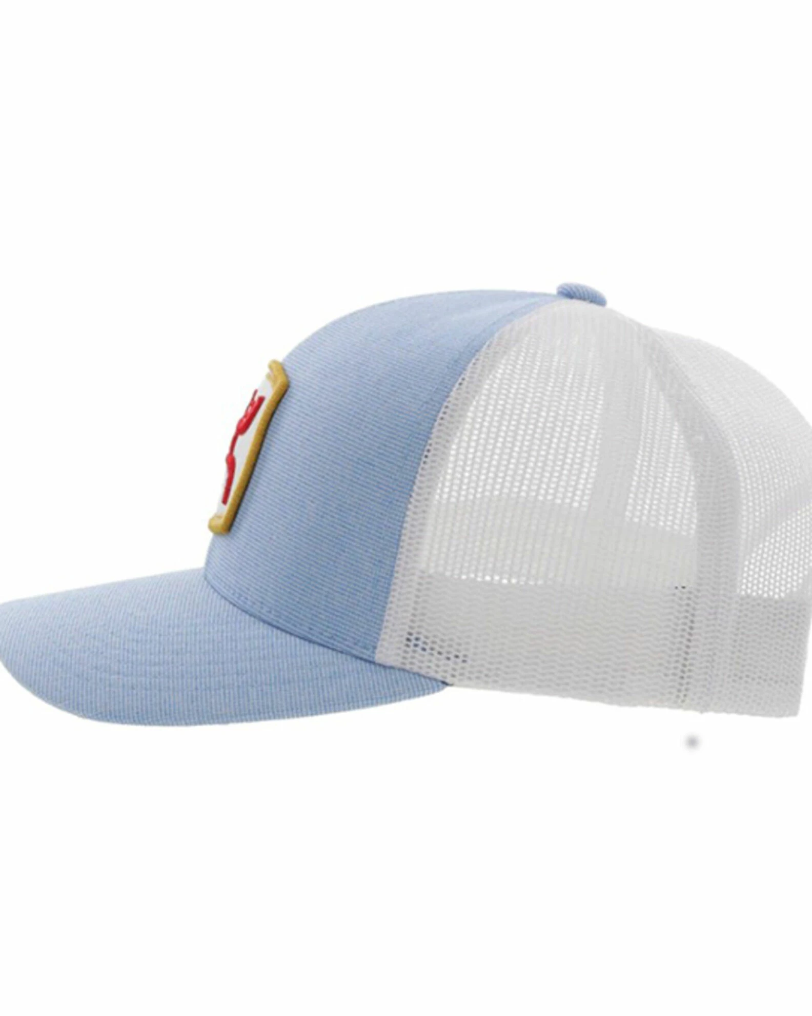 Hooey Men's Zeneith Logo Patch Mesh Back Trucker Cap Blue 6 Hooey Men's Zeneith Logo Patch Mesh Back Trucker Cap Blue - Image 4