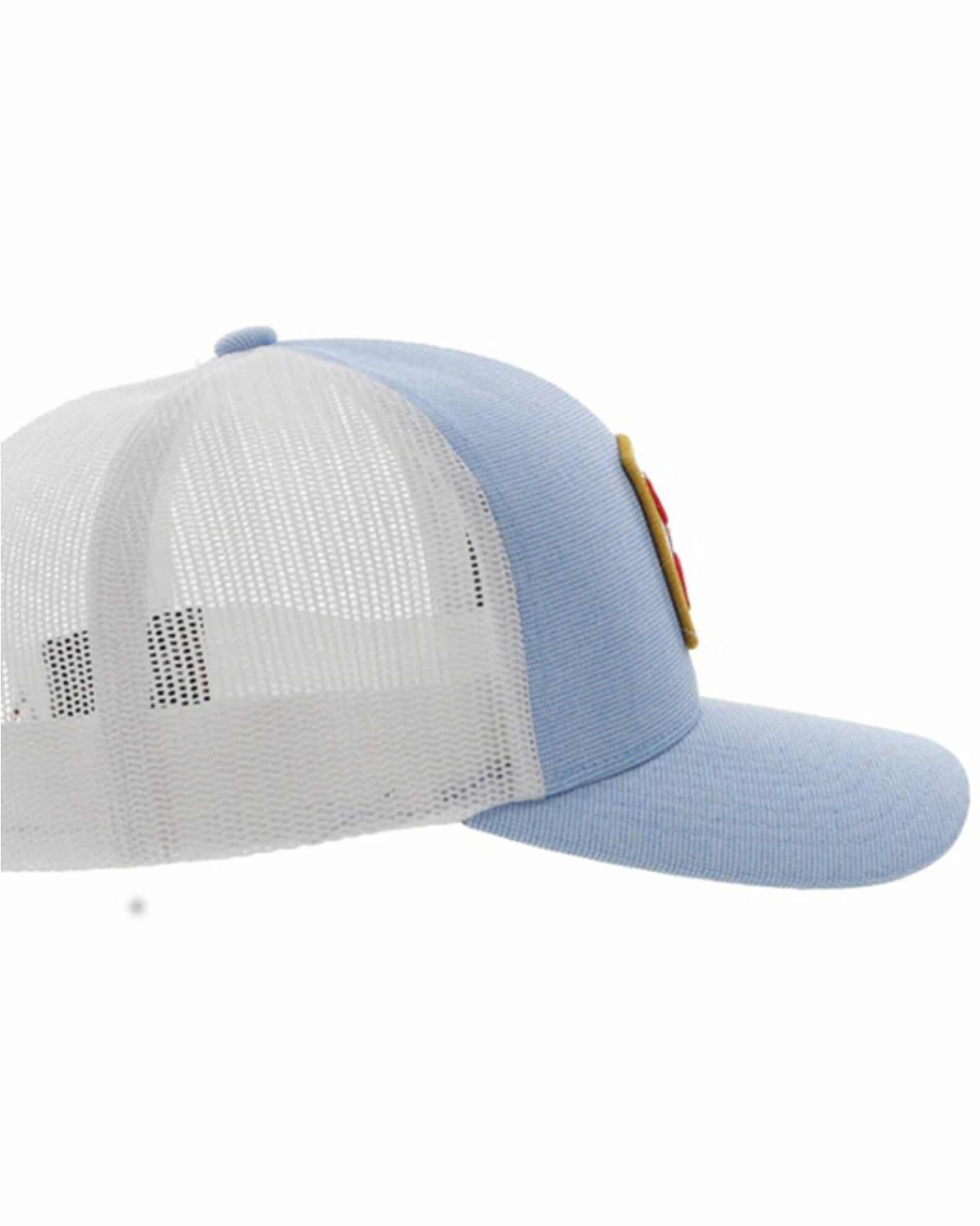 Hooey Men's Zeneith Logo Patch Mesh Back Trucker Cap Blue 7 Hooey Men's Zeneith Logo Patch Mesh Back Trucker Cap Blue - Image 5