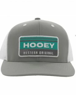 Hooey Men's Horizon Logo Patch Mesh Back Trucker Cap Grey 10 Hooey Men's Horizon Logo Patch Mesh Back Trucker Cap Grey -Hooey Shop 2000356394 020 P3