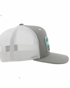 Hooey Men's Horizon Logo Patch Mesh Back Trucker Cap Grey 12 Hooey Men's Horizon Logo Patch Mesh Back Trucker Cap Grey -Hooey Shop 2000356394 020 P5