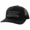 Hooey Men's Horizon Logo Patch Mesh Back Trucker Cap Black 2 Hooey Men's Horizon Logo Patch Mesh Back Trucker Cap Black -Hooey Shop 2000356395 001 P1