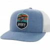 Hooey Men's Cheyenne Logo Patch Mesh Back Trucker Cap Blue -Hooey Shop 2000356396 200 P1