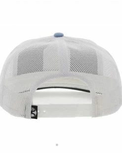 Alternative view of Hooey Men's Cheyenne Logo Patch Mesh Back Trucker Cap Blue