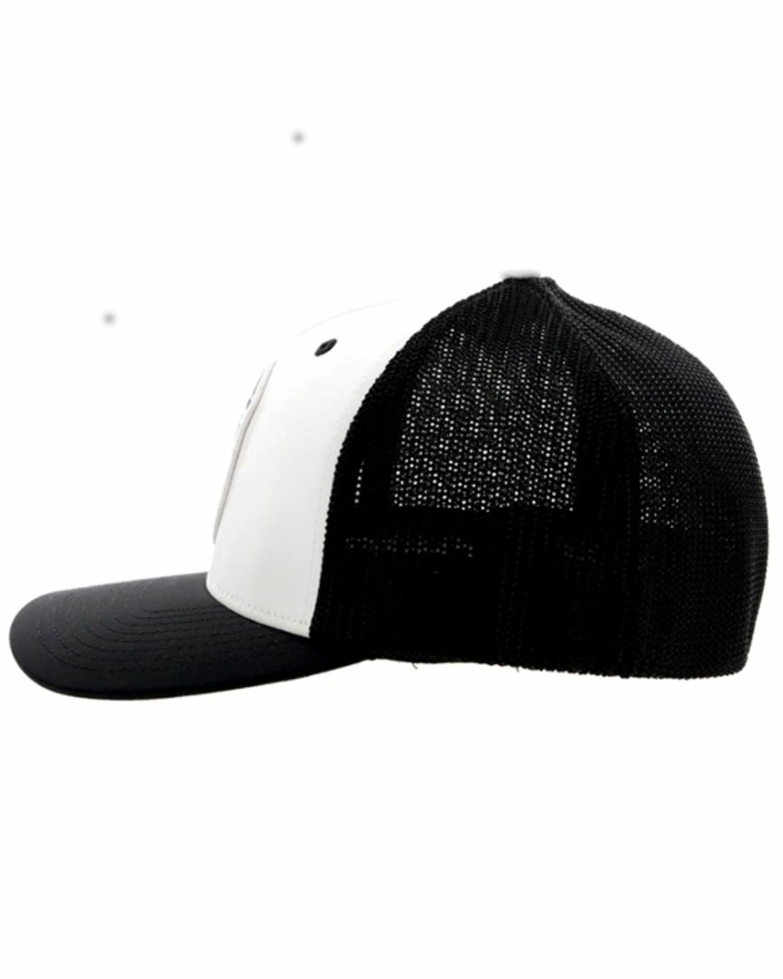 Hooey Men's Cheyenne Logo Patch Mesh Back Trucker Cap White 6 Hooey Men's Cheyenne Logo Patch Mesh Back Trucker Cap White - Image 4