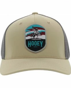 Hooey Men's Cheyenne Logo Patch Mesh Back Trucker Cap Tan 10 Hooey Men's Cheyenne Logo Patch Mesh Back Trucker Cap Tan -Hooey Shop 2000356399 280 P3