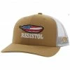 Hooey Men's Resistol Americana Feather Patch Mesh Back Trucker Cap Tan 1 Hooey Men's Resistol Americana Feather Patch Mesh Back Trucker Cap Tan -Hooey Shop 2000356403 280 P1