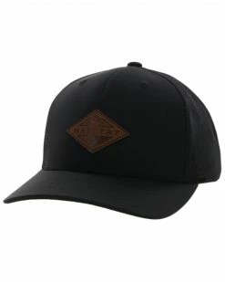 Hooey Men's Graphite Habitat Diamond Patch TruckerĀ Cap