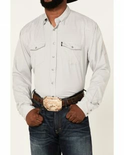 Hooey Men's Sol Long Sleeve Snap Western Shirt Grey 9 Hooey Men's Sol Long Sleeve Snap Western Shirt Grey -Hooey Shop 2000356905 020 P3