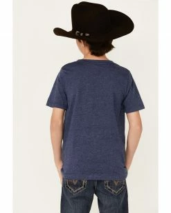 HOOey Boys' Navy Patriot Logo Short Sleeve T-Shirt  -Hooey Shop 2000357322 410 P3