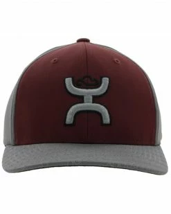 Hooey Kids' Solo III Embroidered Logo Flexfit Cap For Unisex-Kid Burgundy 10 Hooey Kids' Solo III Embroidered Logo Flexfit Cap For Unisex-Kid Burgundy -Hooey Shop 2000361480 640 P3