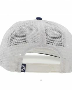 Alternative view of Hooey Men's Bronx Rubber Logo Patch Mesh Back Trucker Cap Navy