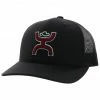 Hooey Men's Sterling Logo Embroidered Mesh Back Trucker Cap Black -Hooey Shop 2000361498 001 P1