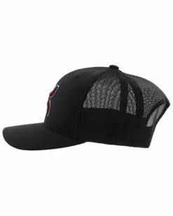 Hooey Men's Sterling Logo Embroidered Mesh Back Trucker Cap Black 11 Hooey Men's Sterling Logo Embroidered Mesh Back Trucker Cap Black -Hooey Shop 2000361498 001 P4