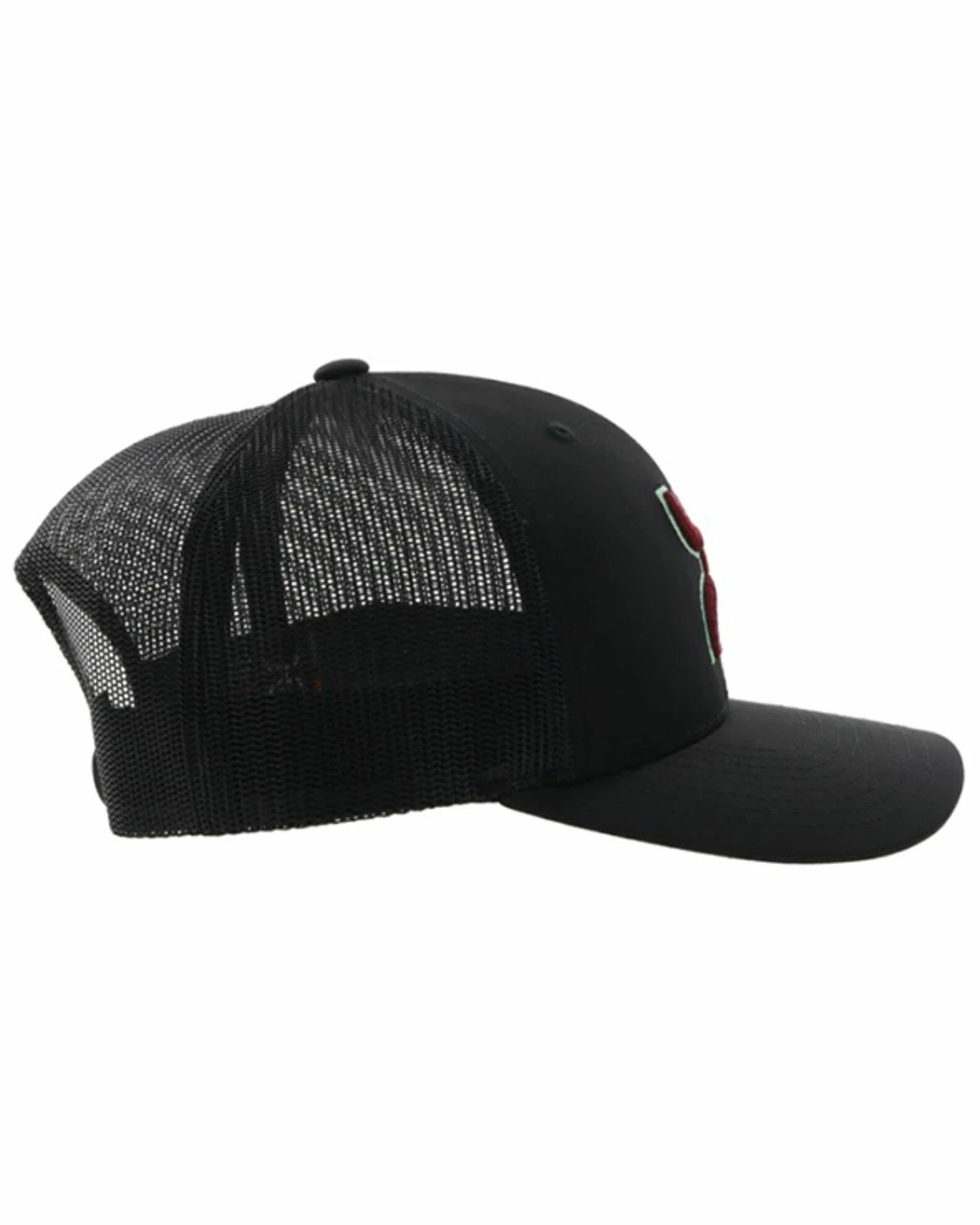 Hooey Men's Sterling Logo Embroidered Mesh Back Trucker Cap Black 7 Hooey Men's Sterling Logo Embroidered Mesh Back Trucker Cap Black - Image 5