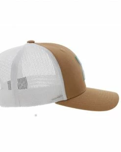 Hooey Men's Sterling Logo Embroidered Mesh Back Trucker Cap Tan -Hooey Shop 2000361500 280 P5