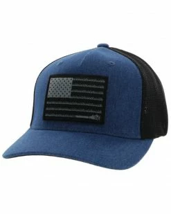 Hooey Men's Liberty Roper Mesh Back Trucker Cap Indigo -Hooey Shop 2000361506 402 P1 1