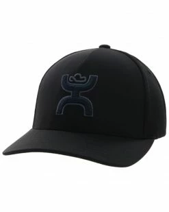 Hooey Men's Coach Logo Embroidered Mesh Back Trucker Cap Black -Hooey Shop 2000361508 001 P1 1